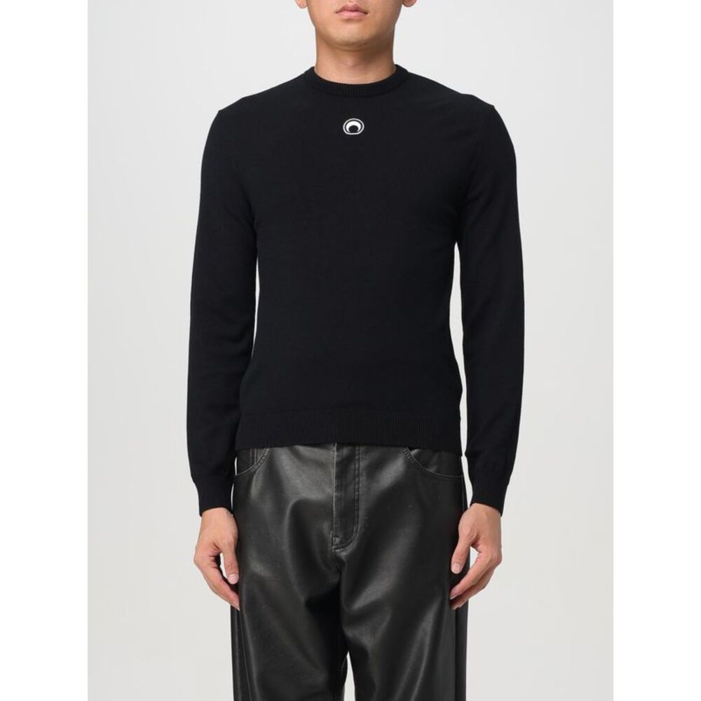 Marine Serre Sweater Men Black